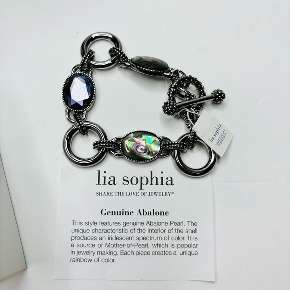 LIA SOPHIA Epiphany Genuine Abalone Pearl Bracelet - Picture 8 of 8